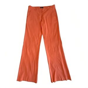 Theory for Scoop Women’s Coral Linen Blend Wide Leg Pants Size 4 Y2K Minimalist